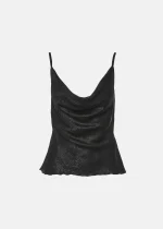 Metallic draped blouse LYNNE FW25-26