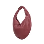 Bordeaux heart medium shoulder bag LE PANDORINE FW25-26 - Image 2