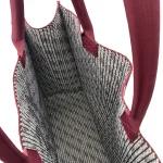 Μπορντό τσάντα αγορών roxy μεγάλη LE PANDORINE FW25-26 - Image 3