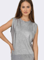 Women's Sweater Silver ONLY FW25-26