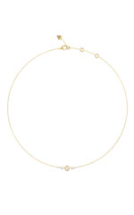 STEEL TINY PEARLY Gold Necklace With Pearls And Logo GUESS FW25-26