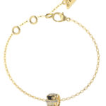 STEEL FABULOUS ME Βραχιόλι Χρυσό Με Δίχρωμο Σχέδιο Με Πέτρες GUESS FW25-26