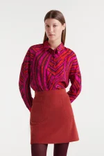 Fedora print lightweight crepe shirt COMPANIA FANTASTICA FW25-26