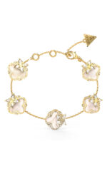 STEEL WILD FLOWER Βραχιόλι Χρυσό Με Πέτρες GUESS FW25-26