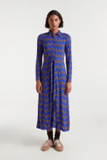 Skouros Small Print Maxi Dress COMPANIA FANTASTICA FW25-26
