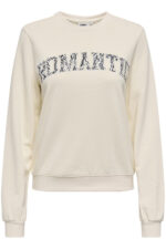Frederikka Φούτερ σε Λευκό ONLY FW25-26