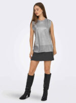 Women's Sweater Silver ONLY FW25-26 - Image 2