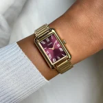 Belisenna Watch Steel, Wine, Gold Colour CLUSE FW25-26 - Image 2