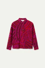 Fedora print lightweight crepe shirt COMPANIA FANTASTICA FW25-26 - Image 2