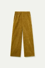 Ochre velvet trousers COMPANIA FANTASTICA FW25-26 - Image 2