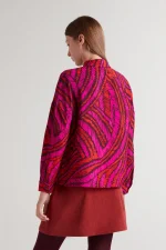 Fedora print lightweight crepe shirt COMPANIA FANTASTICA FW25-26 - Image 3