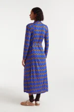Skouros Small Print Maxi Dress COMPANIA FANTASTICA FW25-26 - Image 3