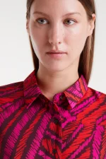 Fedora print lightweight crepe shirt COMPANIA FANTASTICA FW25-26 - Image 4