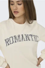 Frederikka Φούτερ σε Λευκό ONLY FW25-26 - Image 4