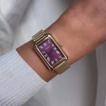 Belisenna Watch Steel, Wine, Gold Colour CLUSE FW25-26 - Image 5