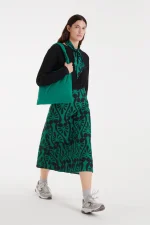 Baroque print midi skirt COMPANIA FANTASTICA FW25-26 - Image 6