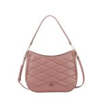 Τσάντα ώμου Hobo από καπιτονέ δέρμα YNOT FW25-26