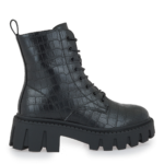 Women's boots black croco SEVEN FW25-26