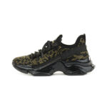 Γυναικεία Sneakers με Στρας Maxilla-S Black/Gold STEVE MADDEN FW25-26
