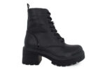 Γυναικεία μποτάκια μαύρα SEVEN FW25-26