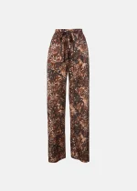 Λέοπαρ παντελόνι σε σατέν όψη LYNNE FW25-26