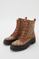 Γυναικεία Μποτάκια Καφέ GUESS FW25-26 - Image 3
