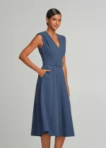 Μίντι κλος φόρεμα με ζώνη LYNNE FW25-26 - Image 3