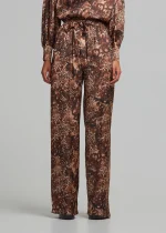 Λέοπαρ παντελόνι σε σατέν όψη LYNNE FW25-26 - Image 3