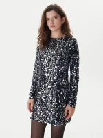 Φόρεμα κοκτέιλ Anika Μαύρο Loose Fit ONLY FW25-26