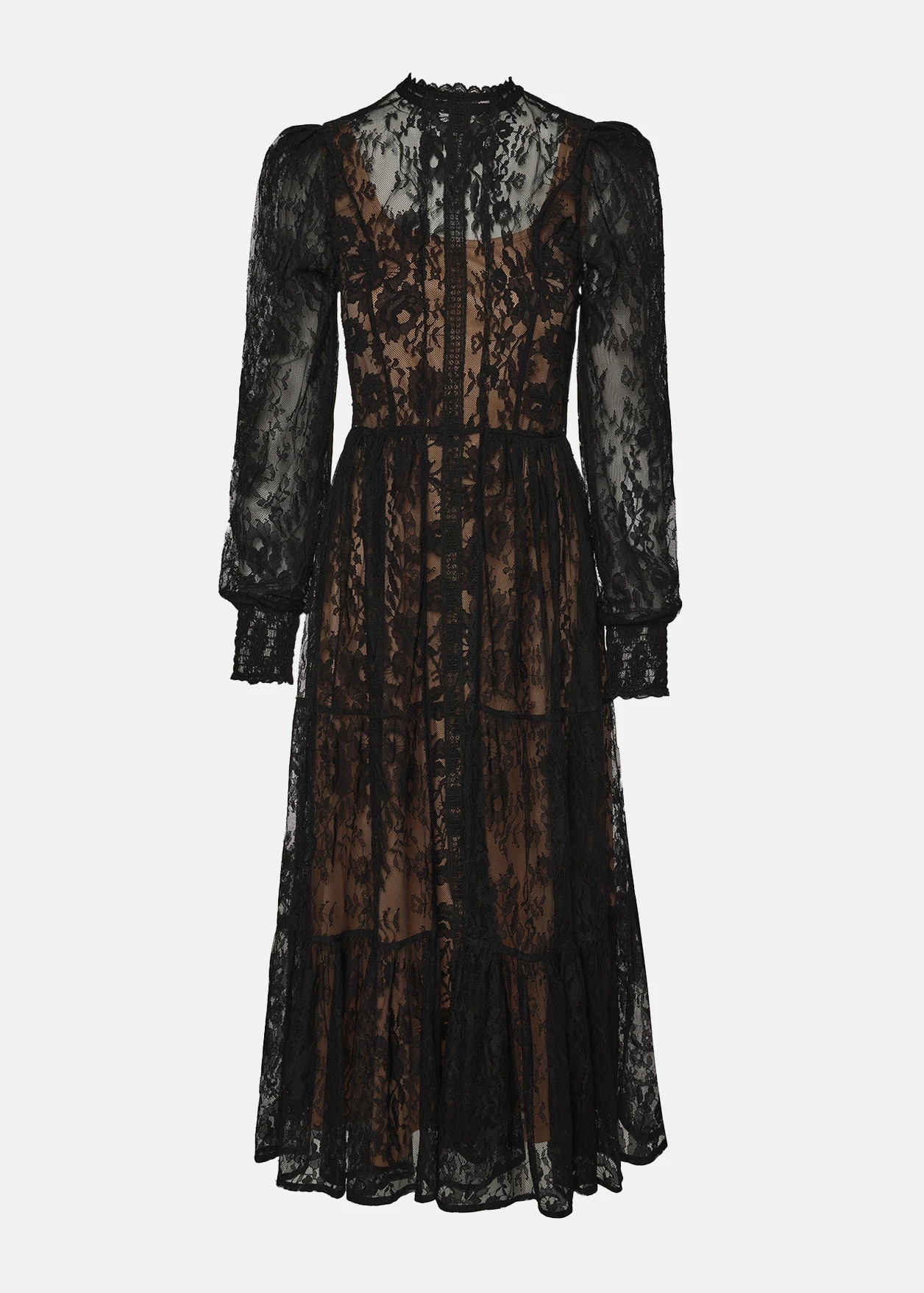 1 Black lace dress with contrast LYNNE FW25-26 - Image 1