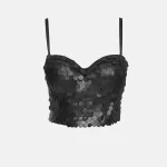 Matte sequined bustier LYNNE FW25-26