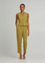 Κροπ υφασμάτινο παντελόνι LYNNE FW25-26 - Image 2