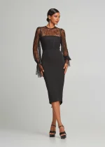 Long-sleeved lace dress LYNNE FW25-26 - Image 2