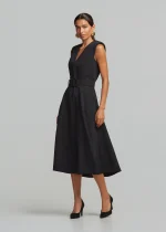 Midi cloche dress with belt LYNNE FW25-26 - Image 3