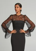 Long-sleeved lace dress LYNNE FW25-26 - Image 3