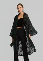 Ζακέτα μαντό σε devore ύφασμα LYNNE FW25-26 - Image 3