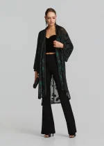 Ζακέτα μαντό σε devore ύφασμα LYNNE FW25-26 - Image 4