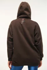 Women Zip Hoodie with embroidery PCP FW25-26 - Image 3