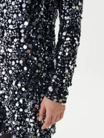 Φόρεμα κοκτέιλ Anika Μαύρο Loose Fit ONLY FW25-26 - Image 5