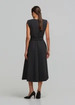 Midi cloche dress with belt LYNNE FW25-26 - Image 6