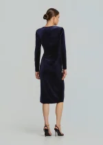 Μίντι εφαρμοστό φόρεμα με όψη βελούδου LYNNE FW25-26 - Image 6