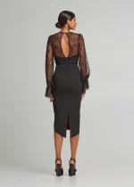 Long-sleeved lace dress LYNNE FW25-26 - Image 6