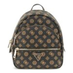 Γυναικεία Tσάντα MANHATTAN SMALL BACKPACK MOCHA LOGO GUESS FW25-26
