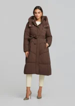 Long jacket with hood LYNNE FW25-26 - Image 4