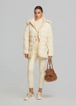 Μπουφάν με κουκούλα και faux γούνα LYNNE FW25-26 - Image 4