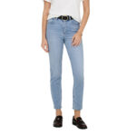 Γυναικείο Jean Παντελόνι σε Ίσια Γραμμή Μπλε Ανοιχτο ONLY SS26