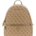 Σακίδιο πλάτης MANHATTAN latte logo GUESS SS26