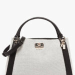 Karnilla Girlfriend Shoulder Bag Natural/Black GUESS SS26