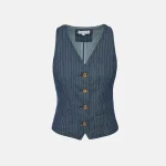 Denim striped vest LYNNE SS26