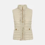 Sleeveless jacket with ruffles LYNNE SS26